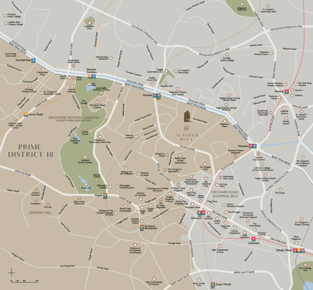 Juniper Hill location map